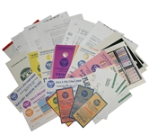Lot of Misc. 1991 US Open at Hazeltine Items - Player Info, Ticket, Enelopes, Stickers, Car Hangers, etc