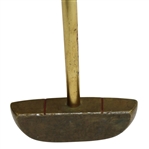 Unique Bent Shaft Brass Putter