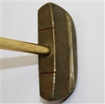 Unique Bent Shaft Brass Putter