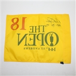 Nick Faldo Signed 2015 The Open at St. Andrews Flag with Winning Years JSA COA