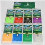 Complete Set of 2002 US Open at Bethpage Black Tickets - Tiger Winner