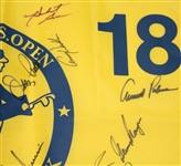 Multi-Signed 2002 Bethpage Black Flag - Palmer, Player, Trevino, and others JSA COA