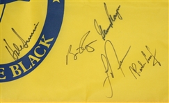 Multi-Signed 2002 Bethpage Black Flag - Palmer, Player, Trevino, and others JSA COA