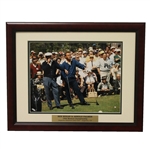 Ben Hogan & Arnold Palmer 1966 Masters Championship Framed Photo