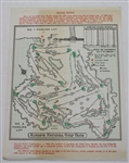 1964 Masters SUNDAY Pairing Sheet - Arnold Palmer's Record Setting 4th Win