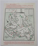 1967 Masters SUNDAY Pairing Sheet - Gay Brewer Winner