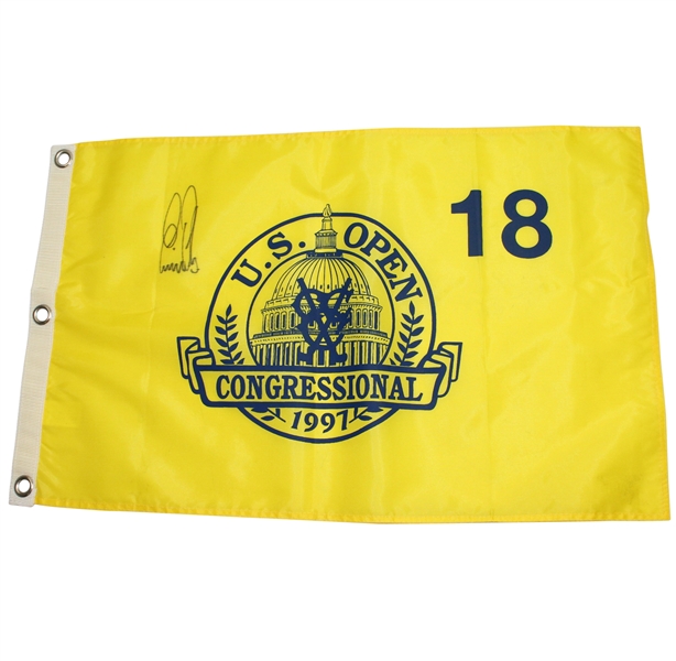 Champion Ernie Els Signed 1997 US Open Championship at Congressional Flag JSA ALOA