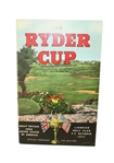 1957 Ryder Cup Great Britain vs United States Program - Lindrick Golf Club