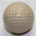 Gene Littler 1953 US Amateur at Oklahoma City GC Championship Used Golf Ball Gifted To Ralph Hutchison