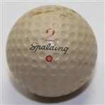 Gene Littler 1953 US Amateur at Oklahoma City GC Championship Used Golf Ball Gifted To Ralph Hutchison