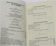 Royal & Ancient St. Andrews 1972-1973 Member Directory