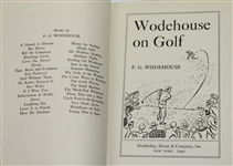 1940 'Wodehouse on Golf' Golf Book by P.G. Wodehouse
