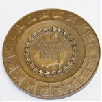 1950 Masters Tournament Bronze Medallion Players Gift - Fred Byron