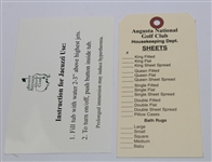 Miscellaneous Lot of Augusta National GC Items - Scorecards, Shoe Horn, Memo, etc.