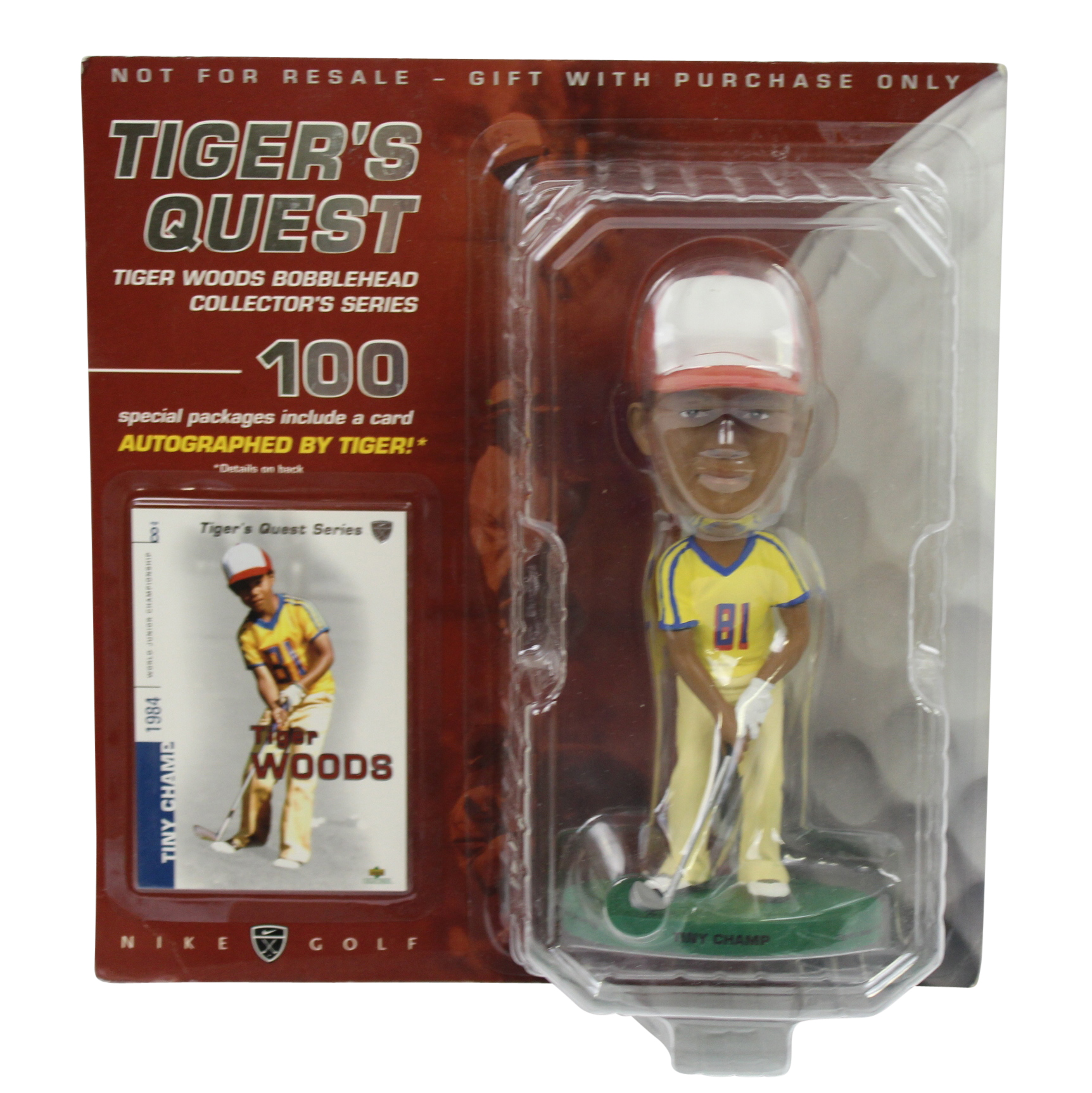 Lot Detail - 'Tiger's Quest' Nike Bobble-head Collector's Series