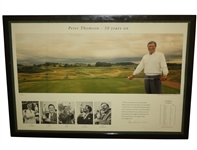Peter Thomson Signed 'Peter Thomson - 50 Years On' Framed LTD Ed #559/2000 JSA COA