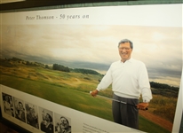Peter Thomson Signed 'Peter Thomson - 50 Years On' Framed LTD Ed #559/2000 JSA COA