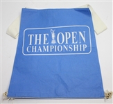 Nick Faldo Signed 'The Open' Blue Caddy Bib JSA ALOA
