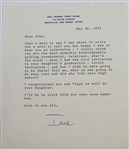 Lot of 5 Mrs. Robert Trent Jones (Ione) Personal Letters Written to Legend John Derr JSA COA