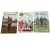 Lot of Three PGA Seniors Annuals - 1959, 1960, & 1961
