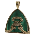 Peter Oosterhuis' 1982 Mony 'Tournament of Champions' Medal - Gold & Malachite