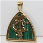 Peter Oosterhuis' 1982 Mony 'Tournament of Champions' Medal - Gold & Malachite
