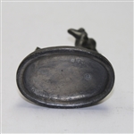 Small Club Swinging Figural Golfer with Holder - Post Swing