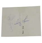 Tony Lema Signed Cut with 1964 Sports Illustrated Magazine JSA ALOA