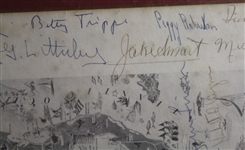 Multi-Signed Rock Sounds Club Menu Cover - Bahamas JSA ALOA