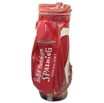 Ralph Hutchison Personal Spalding Consultant Red/White Golf Bag