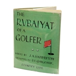 1946 'The Rubaiyat of a Golfer' Book by J.A. Hammerton with Dust Jacket