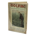 1893 'Golfing' Book by Horace Hutchinson - 1st Edition