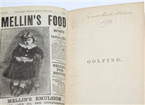 1893 'Golfing' Book by Horace Hutchinson - 1st Edition