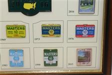 Limited Edition Masters 2016 Commemorative Pin Set - Vintage Masters Badge Theme-Limited to 350 Issued #11/350