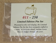 Limited Edition Masters 2016 Commemorative Pin Set - Vintage Masters Badge Theme-Limited to 350 Issued #11/350