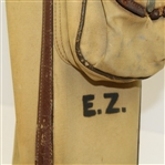 Vintage Stovepipe Golf Bag with 'E.Z.' On Canvas and '6 5 7' on Base
