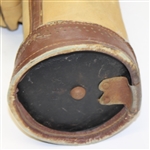 Vintage Stovepipe Golf Bag with 'E.Z.' On Canvas and '6 5 7' on Base