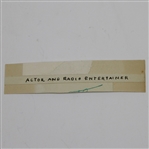 Bobby Jones 'Robert T. Jones, Jr.' Vintage Signed Cut JSA ALOA