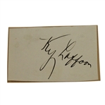 Ky Laffoon Vintage Signed Cut JSA ALOA