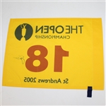 Jack Nicklaus Signed 2005 Open Championship at St. Andrews Flag JSA #Y62180