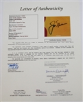 Jack Nicklaus Signed 2005 Open Championship at St. Andrews Flag JSA #Y62180