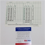 Sam Snead Signed Augusta National Scorecard PSA/DNA #J48749