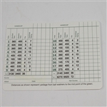 Arnold Palmer Signed Augusta National Scorecard JSA ALOA
