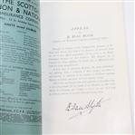 1935 Open Championship at Muirfield Programme - Alf Perry Winner