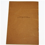 1948 Open Championship at Muirfield Programme - Henry Cotton Winner