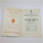 1954 Open Championship at Royal Birkdale Programme - Peter Thomson Winner