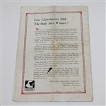 1933 PGA Championship at Blue Mound CC Program - Gene Sarazen Winner
