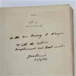 James Braid Signed and Inscribed 'Advanced Golf' Book - Rare JSA ALOA