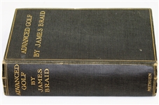 James Braid Signed and Inscribed 'Advanced Golf' Book - Rare JSA ALOA
