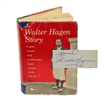 Walter Hagen Signed and Inscribed The Walter Hagen Story Book JSA ALOA